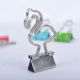 silver flamingo binder clips, custom binder clips