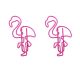flamingo shaped paper clips, decorative paper clips