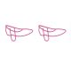 flatty shaped paper clips, shoes decorative paper clips