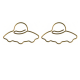 flying saucer shaped paper clips