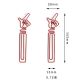 jumbo paper clips in gesture (eight or handgun) outline