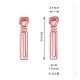 guesture fist jumbo paper clips, extra large paper clips