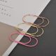 gold paper clips, pink paper clips, 2 inch paper clips