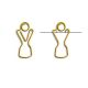 trophy decorative paper clips, fun gold paper clips
