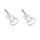 guitar shaped paper clips, music decorative paper clips