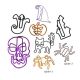 Halloween decorative paper clips, fun shaped paper clips