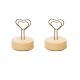 antique memo clips, memo holders with heart shape on the top