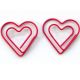 heart paper clips, heart shaped paper clips, business gifts -1