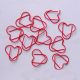 loving heart shaped paper clips, decorative paper clips for wedding