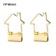 house decorative binder clips, custom gold binder clips