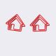 house shaped paper clips
