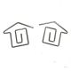 house shaped paper clips