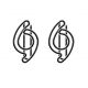 hurricane shaped paper clips, decorative paper clips