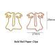 jingle bell shaped paper clips, holiday decorative paper clips