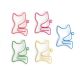 kitty decorative paper clips, animal shaped paper clips