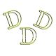 letter D shaped paper clips