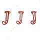letter J shaped paper clips, decorative paper clips