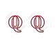 letter Q shaped paper clips