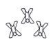 letter X shaped paper clips, cute decorative paper clips