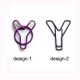 letter Y shaped paper clips, cute decorative paper clips