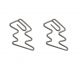 lightning decorative paper clips, bolt shaped paper clips