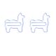 llama animal shaped paper clips, cute decorative paper clips