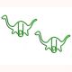 Loch Ness Monster shaped paper clips, cute decorative paper clips
