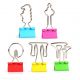 colored decorative binder clips, custom logo binder clips