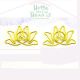 lotus shaped paper clips, decorative paper clips