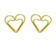 loving heart shaped paper clips, decorative paper clips