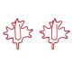 maple leaf shaped paper clips, decorative paper clips