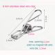fish jumbo binder clips, extra large binder clips