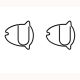 cute mola mola decorative paper clips, fish shaped paper clips