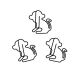 monkey decorative paper clips, animal shaped paper clips