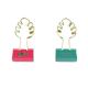 monstera leaf decorative binder clips, custom binder clips