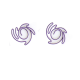 Nebula shaped paper clips
