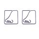 fun nose shaped paper clips, cute decorative paper clips