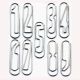 number shaped paper clips, numbers promotional paper clips