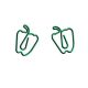 pepper shaped paper clips, cute decorative paper clips