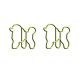 animal shaped paper clips in wire pet dog outline