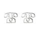 telephone decorative paper clips, phone shaped paper clips