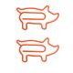 animal pig shaped paper clips, decorative paper clips