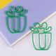 succulent shaped paper clips, cute decorative paper clips