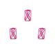 shaped paper clips in ribbon outline, clothes paper clips