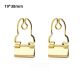 rocket decorative binder clips, gold binder clips