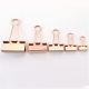 rose gold paper clips, jumbo giant binder clips