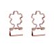 Sakura decorative binder clips, gold binder clips