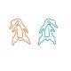 animal shaped paper clips, salted duck decorative paper clips