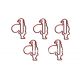 Santa Claus shaped paper clips, decorative paper clips