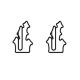 haunted house shaped paper clips